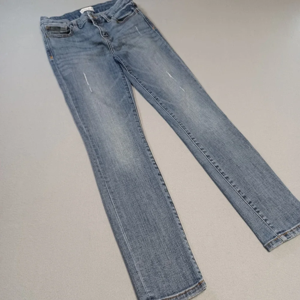 Studio Blue Skinny Jeans Womens 27 Medium‎ Wash Distressed Stretch S57011CRF